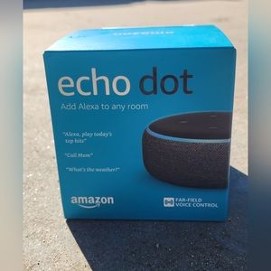 Brand NEW Amazon Echo Dot (3rd Generation) Smart Speaker - Charcoal